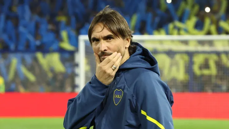 Diego Martínez, el entrenador de Boca.
