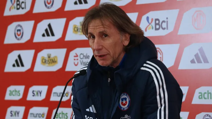 Ricardo Gareca, entrenador de Chile.
