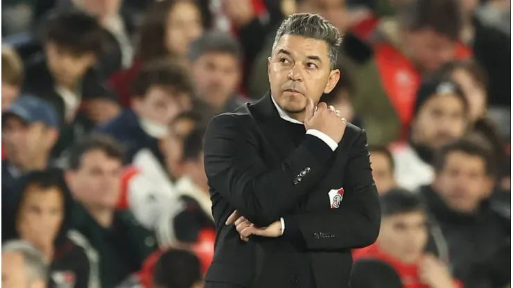 Marcelo Gallardo, el entrenador de River.
