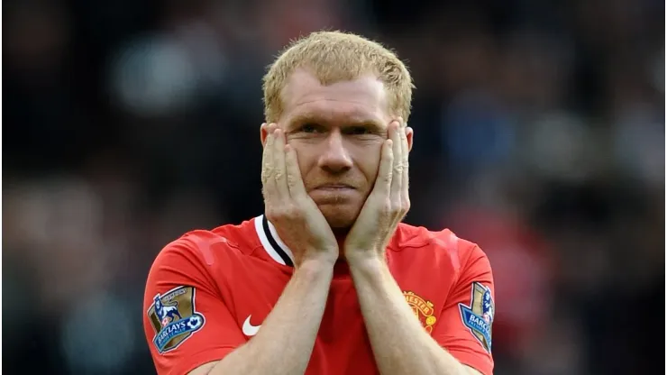 Scholes, ídolo de Manchester United.
