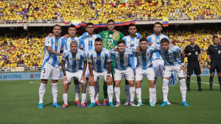 Los titulares de Argentina ante Colombia.
