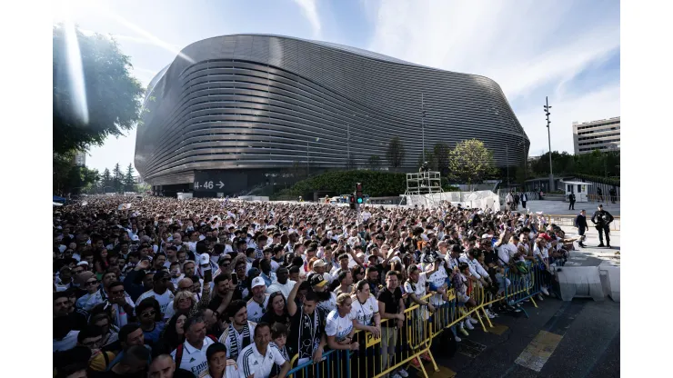 El estadio Santiago Bernabéu
