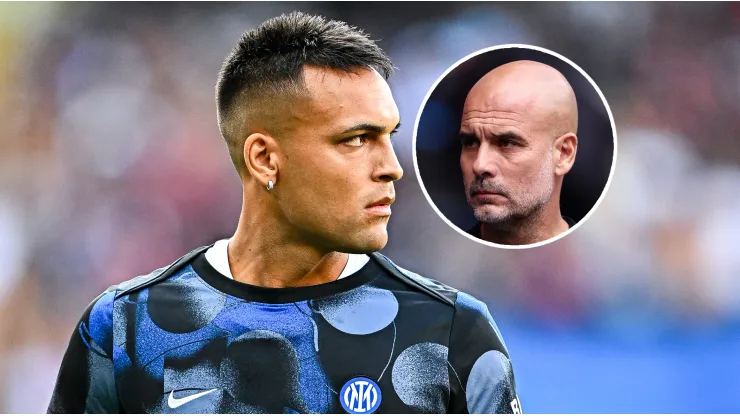 Guardiola reconoció a Lautaro Martínez como serio aspirante a ganar el Balón de Oro