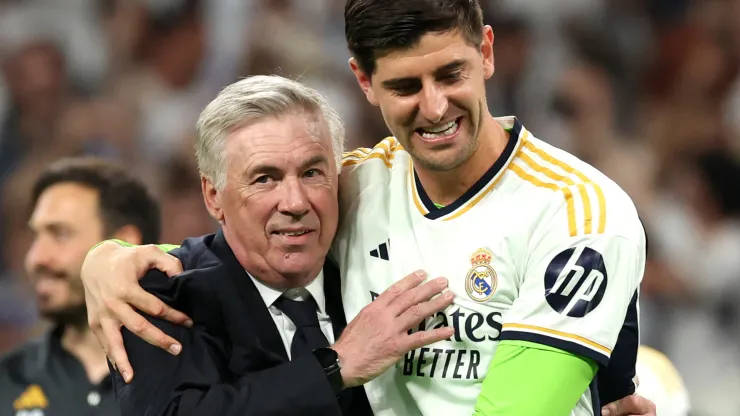 Ancelotti se rindió ante Courtois
