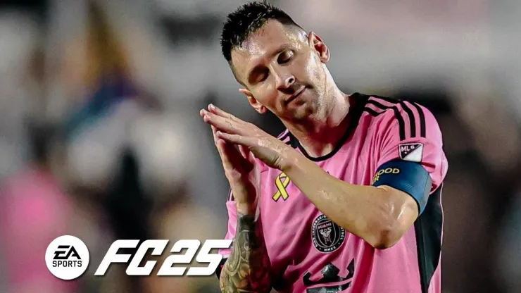 Lionel Messi con carta especial en el EA FC 25
