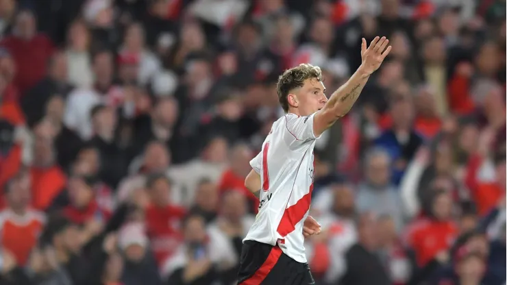 Facundo Colidio celebra su gol.
