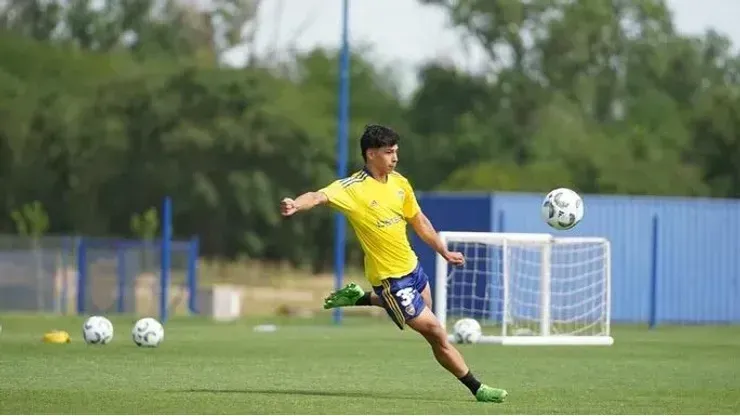 Luka Andrade, una de las promesas de Boca.