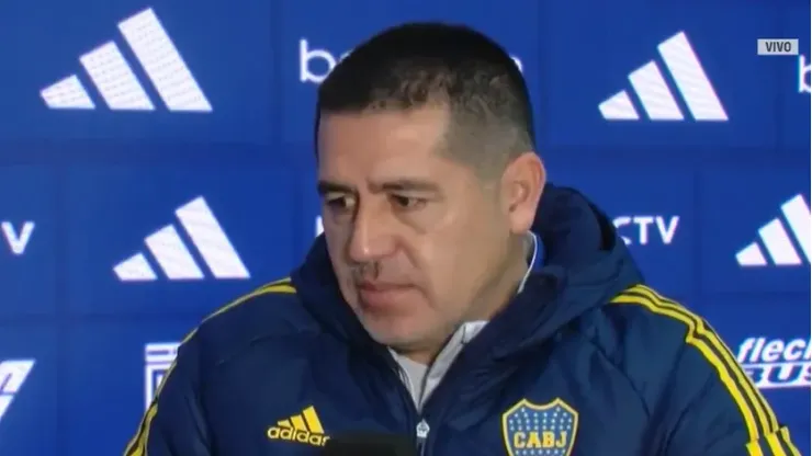 Juan Román Riquelme, presidente de Boca.
