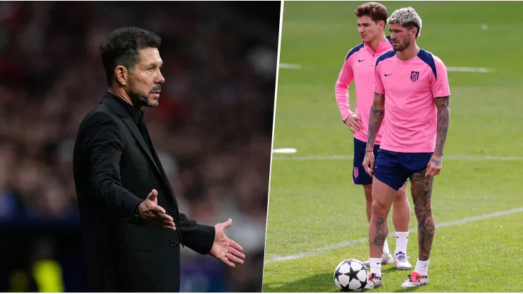 La decisión del Cholo Simeone con Julián Álvarez y De Paul para el partido de Atletico de Madrid vs Real Sociedad