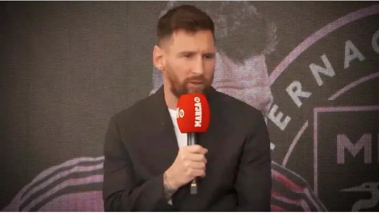 Messi recibió el MARCA American Award.
