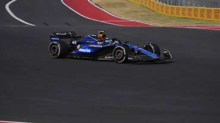 Franco Colapinto, en la clasificación para la carrera sprint en Austin.
