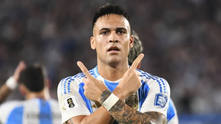 Lautaro Martínez, delantero de la Selección Argentina.
