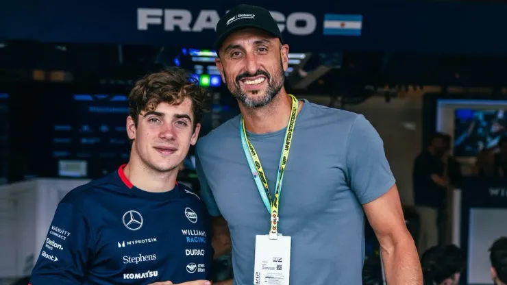 La reacción de Manu Ginóbili tras el encuentro con Franco Colapinto en el Gran Premio de Estados Unidos