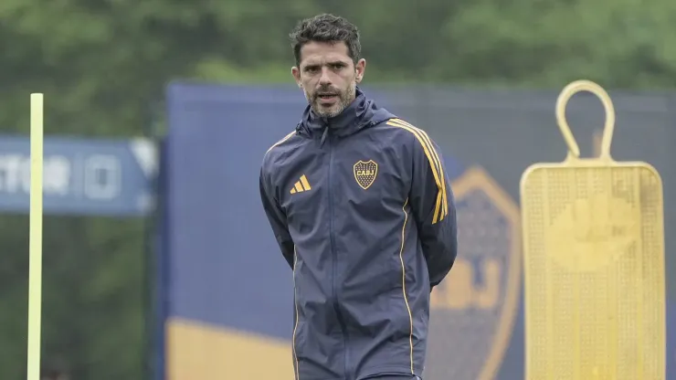 Fernando Gago, entrenador de Boca.
