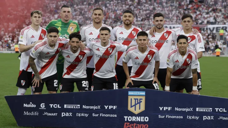 Los once de River que salieron a jugar el partido.
