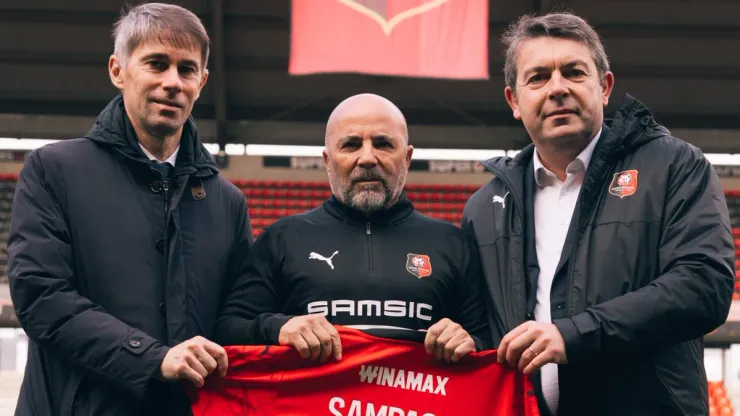 Jorge Sampaoli tiene el desafío de reubicar al Stade Rennes en los primeros lugares de la tabla de posiciones de la Ligue 1.
