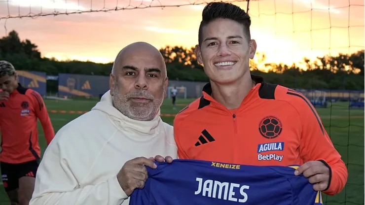 Chicho Serna y James Rodríguez.
