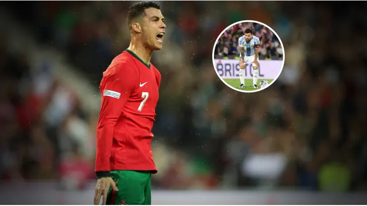 Cristiano Ronaldo convirtió un doblete contra Portugal.
