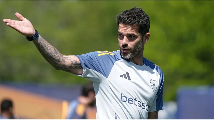 Fernando Gago, entrenador de Boca.
