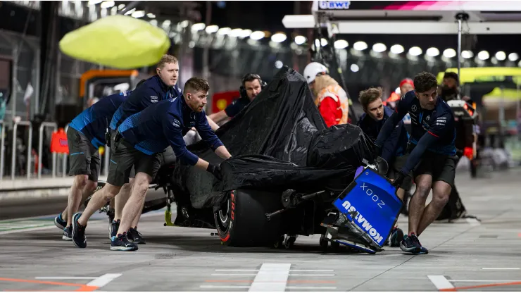 Así reaccionaron los mecánicos de Williams tras el duro choque de Franco Colapinto en la Q2 del GP de Las Vegas