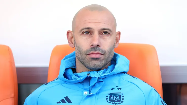 Javier Mascherano en la Selección Argentina.
