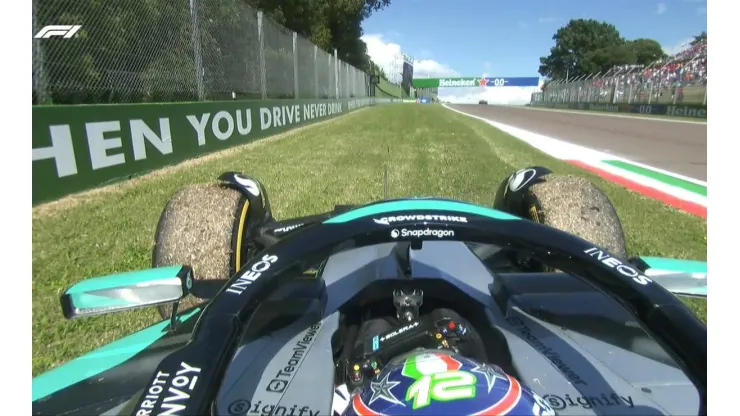 Antonelli está fuera de carrera.