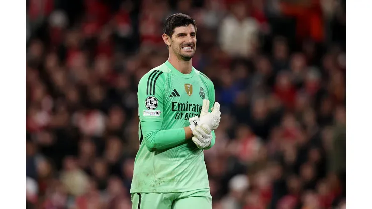 Courtois, la figura del primer tiempo