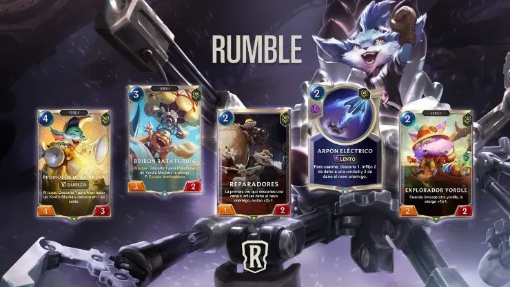 Nuevas cartas de Rumble en Legends of Runeterra