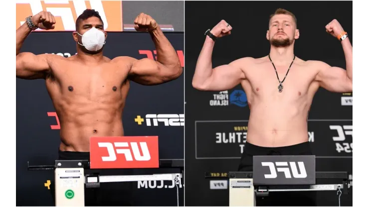 O holandês Alistair Overeem e o russo Alexander Volkov fazem duelo da categoria dos pesos-pesados pelo UFC Vegas 18, sábado, dia 6 (Crédito: Getty Images)
