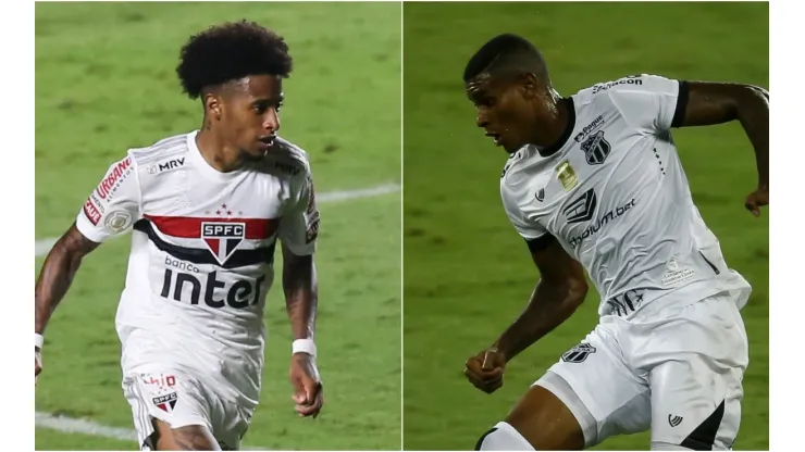 São Paulo e Ceará entram em campo nesta quarta-feira,10, às 21h (Crédito: Getty Images)
