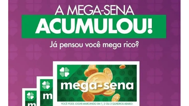 Mega Sena acumulou novamente e vai pagar R$ 42 milhões
