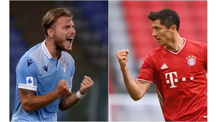 Lazio x Bayern de Munique pelas oitavas de final da Champions League 2020/21 - (Getty Images)
