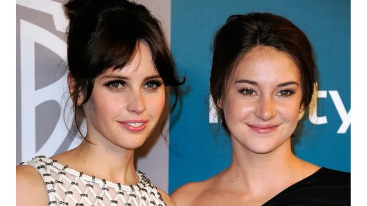 Felicity Jones e Shailene Woodley durante evento
