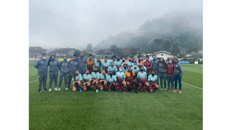 As meninas do Fluminense. (Foto: Divulgação Fluminense)
