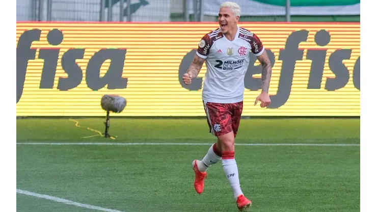 Pedro anotou gol contra o Palmeiras no Brasileirão (Foto: Marcelo Zambrana)
