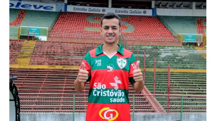 Anderson Ligeiro é o novo atacante da Portuguesa (Foto: Dorival Rosa/Portuguesa)
