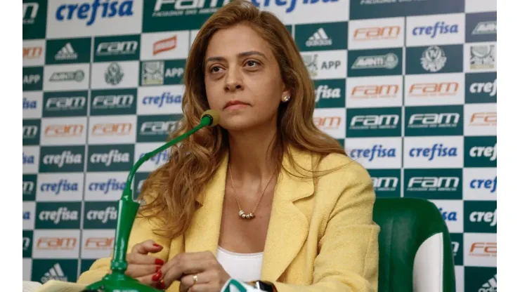 Foto: Marcello Zambrana/AGIF - Leila Pereira, Presidente do Palmeiras
