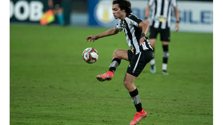 Jorge Rodrigues/ AGIF - Matheus Nascimento, centroavante do Botafogo
