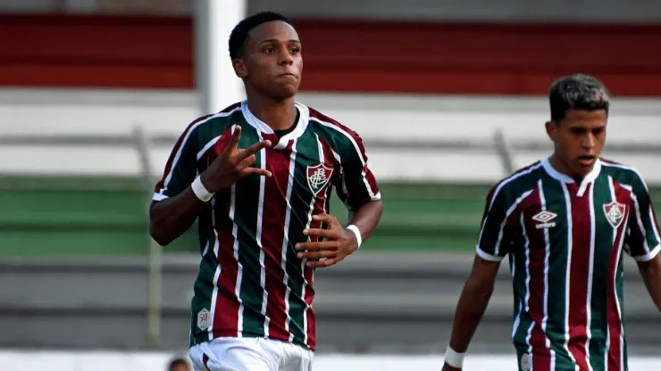 Mailson Santana/Fluminense FC – Kayky festejando gol do Fluminense