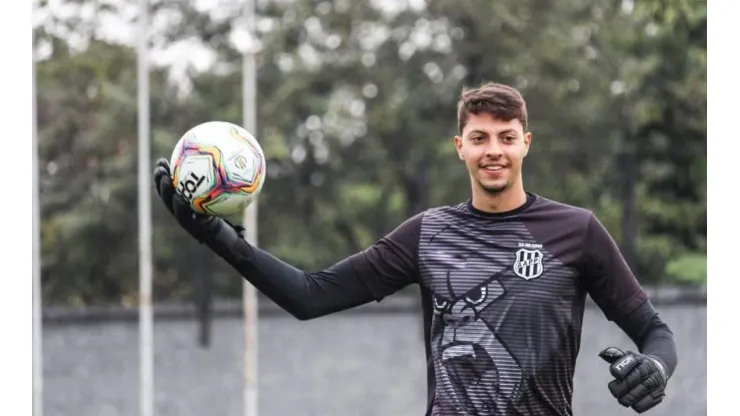 O goleiro Guilherme (Foto: Luiz Guilherme Martins/Ponte Press)
