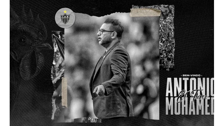 Antonio Mohamed é o novo técnico do Atlético-MG (Foto: Twitter oficial do Atlético-MG)
