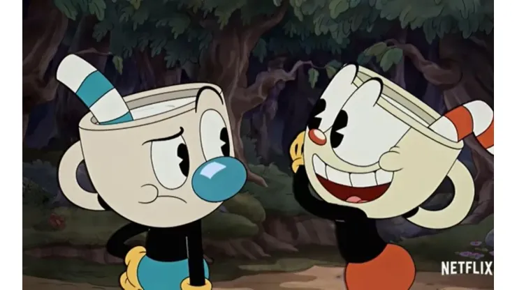 Cuphead - A Série é a adaptação da Netflix para o jogo no estilo vintage
