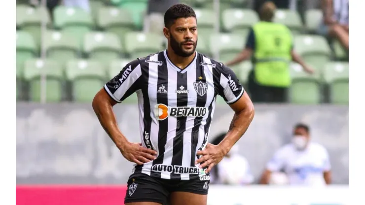 Foto: (Fernando Moreno/AGIF) - Hulk é uma das 12 baixas do Atlético para o próximo jogo do Mineirão
