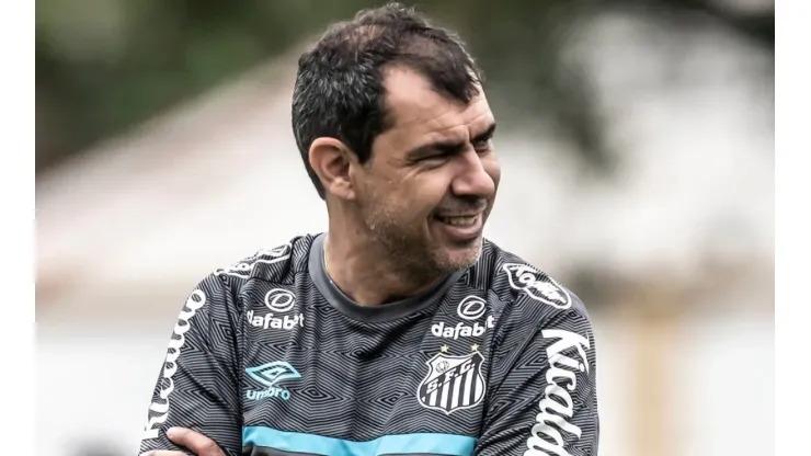 Foto: Ivan Storti/Santos FC - Carille tem contrato no Santos até dezembro, mas conselheiros do Corinthians sugeriram técnico neste momento
