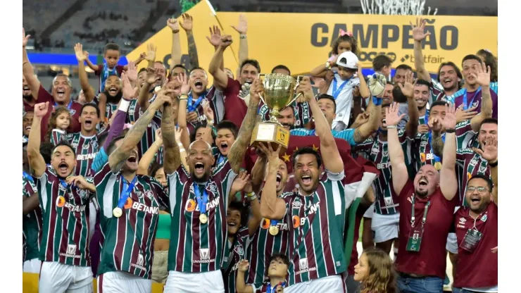 Reprodução. Fluminense segura Flamengo e se consagra campeão do Carioca
