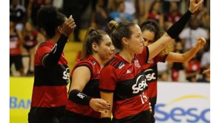 Foto: Gilvan de Souza / Flamengo - Jogadores do time carioca festejam classificação
