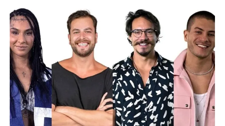 Lina, Gustavo, Eliezer e Arthur disputam o paredão de hoje
