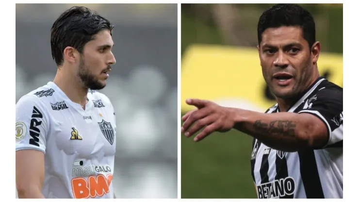 Fotos: Ettore Chiereguini e Thiago Ribeiro/AGIF - Salário de Rabello hoje no Atlético é 1/3 do que recebe Hulk hoje em dia
