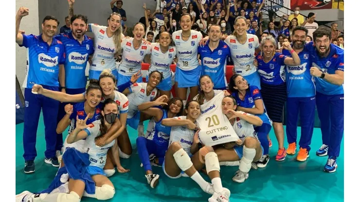 Divulgação/MTC / Minas vence Sesi-Bauru pela segunda vez e se classifica para à final da Superliga Feminina.
