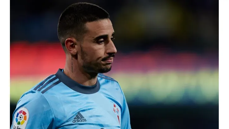 Foto: David Aliaga/NurPhoto via Getty Images/Espanha - Thiago Galhardo: não deve permanecer no Celta de Vigo
